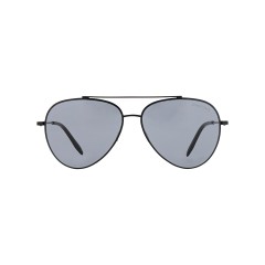 Dion Villard Men sunglasses, black color frame, metal material, aviator shape DVSG19025B