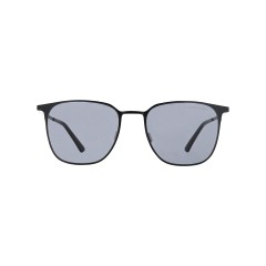 Dion Villard Men sunglasses, Black color frame, stainless steel material, Wayfarer lenses DVSG19031B