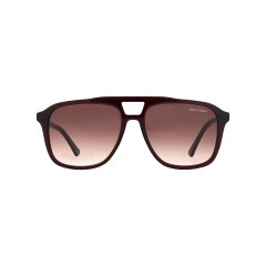 Dion Villard Men sunglasses, Brown color, acetate material, aviator square shape DVSG19035BR