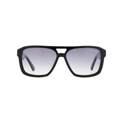 Dion Villard Men sunglasses, Black color, acetate material, Over sized shape DVSG19039B