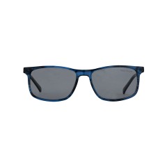 Dion Villard Men sunglasses, Blue color frame, acetate material, Wayfarer Shape DVSG1903TB