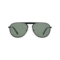 Dion Villard Men sunglasses, Black color frame, stainless steel material, aviator shape DVSG19045B