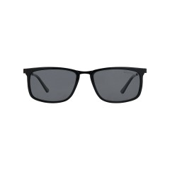 Dion Villard Men sunglasses, black color frame, metal with acetate material, Wayfarer Shape DVSG1904B