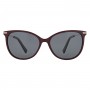 Dion Villard ladies sunglasses, gold \ Red color, stainless steel material, Cat eye shape DVSGL1902RG