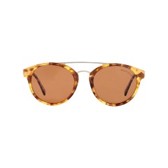 Dion Villard ladies sunglasses, Tortoise \ brown color, acetate material, Round shape DVSGL1906DBR