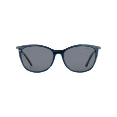 Dion Villard ladies sunglasses, Tortoise Blue color, stainless steel \ acetate material, Cat eye shape DVSGL1910DBL
