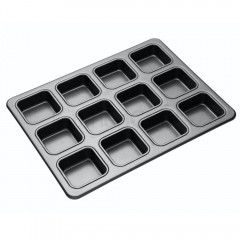 Kc Mc Ns 34X26Cm 12Hole Brownie Tin Pan Kcmchb69