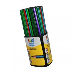 Sivo 72Pcs Metallic Triangular Pencils