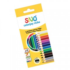 14 قطعة بالألوان الملونة بالحجم الكامل من سيفو أقلام الرصاص الملونة