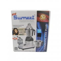 SUMEET DOMESTIC PLUS - 750watt traditional mixer with 3 Jar