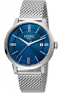 Ferrè Milano watch - GNT 3H SS BLU FM1G156M0051