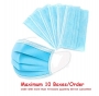 50Pcs Disposable Filter Mask 3 Ply Earloop Face Masks