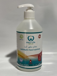 MED-LIFE HAND SANITIZER 500 ML