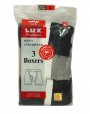 Lux Premium Mens Boxer Rib Pack Of 3 : Size M